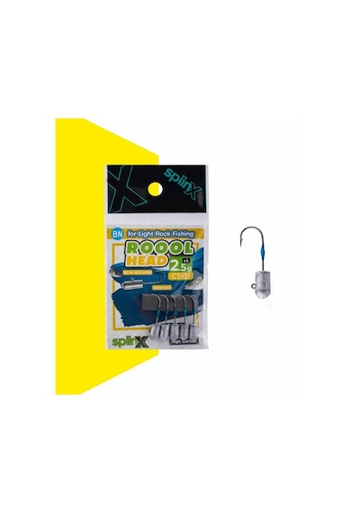 Spiinx Roool Head Jighead 2.5gr 6 Numara İğne 5li Paket --seçim Yapınız--
