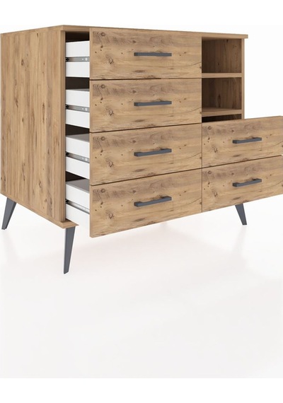 Kronos Şifonyer 2 Raflı 6 Çekmeceli 88x59x80 Çam-çam Çam Kronos Şifonyer 2 Raflı 6 Çekmeceli 88x59x80 Çam-çam Çam