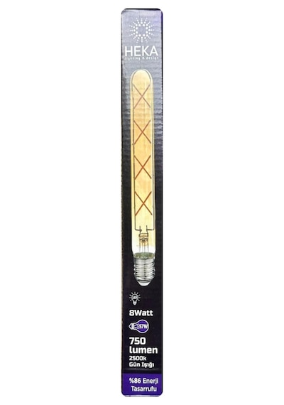 Tr Led Ampul, 8w 57w , 2500k Gün Işığı, E27 Duylu, Çubuk, 2 Adet Diğer