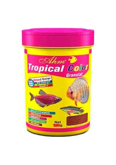 Ahm Colour Granulat 100 Ml Balık Yemi