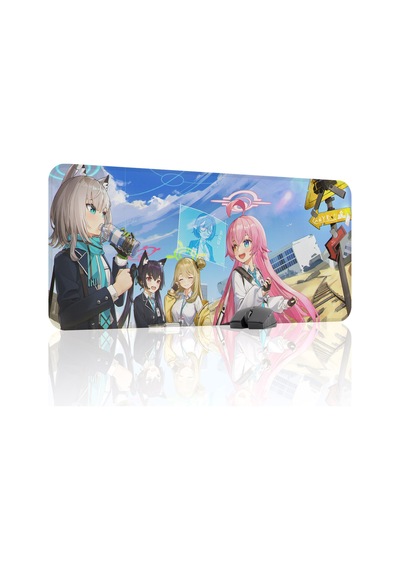 Blue Archive Kaymaz Dikişli Kauçuk Oyuncu Mousepad V2 - 90x40 Xxl Gaming Mouse Pad Fare Altlığı