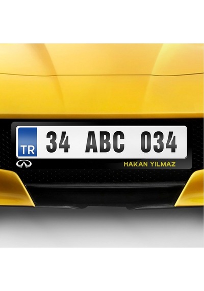 Kişiye Özel Isimli Infiniti Logolu Plakalık 264845254