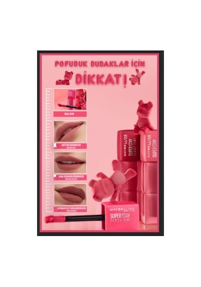 Uzun Süre Kalıcı Likit Mat Tint, 25 Baby Rengi İle 00