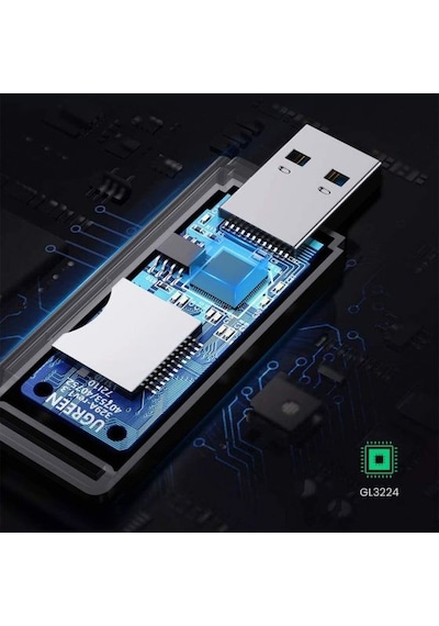 Ugreen Usb 3.0 Sd Ve Micro Sd Kart Okuyucu Siyah