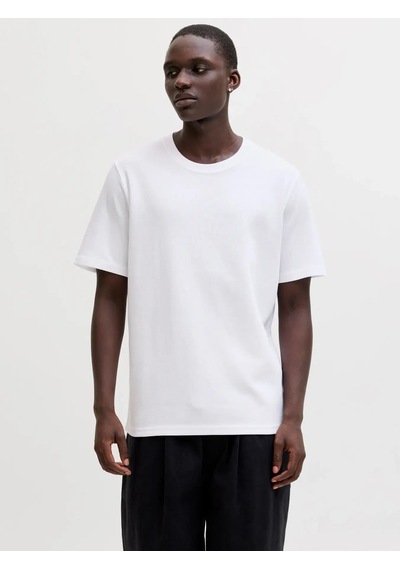 Jack & Jones Jack&jones Premıum Jprblaethan Ss Logo Tee Sn Erkek T-shirt 12292340 Beyaz