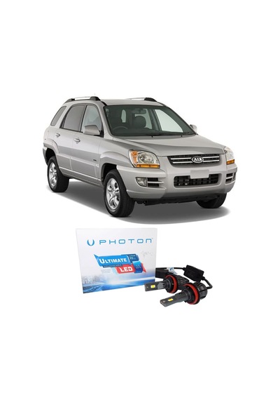 Kia Sportage Led Xenon Uzun + Kısa Far Ampulü H4 Ultimate Yeni Seri Beyaz 2004-2008