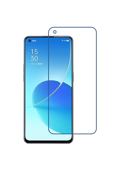 Oppo Reno 6 Nano Kırılmaz Cam Ekran Koruyucu Şeffaf