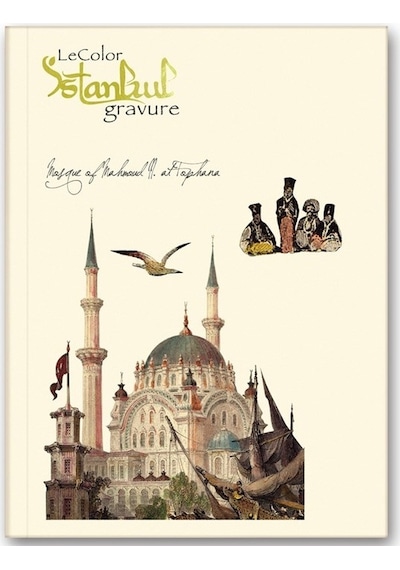 İstanbul Gravür Mini Journal Çizgili Tophane