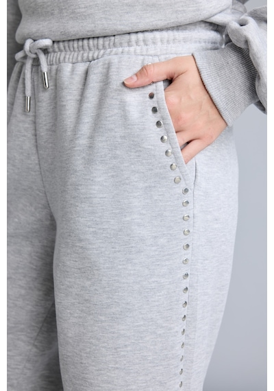 Defacto Straıght Fıt İşlemeli Beli Lastikli Geniş Paça Eşofman Altı I3344ax26wngr93 Gri-gr93