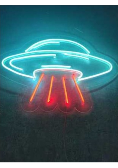 Ufo Neon Led Tabela Neon Yazı Neon Dekoratif Duvar Aydınlatması (540027019)