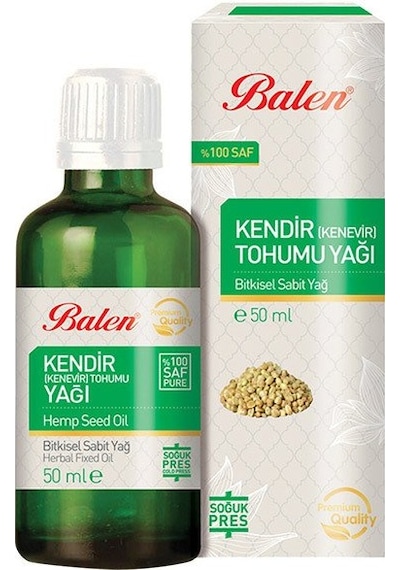 Balen Kendir (Kenevir) Tohumu Yağı 50 ML