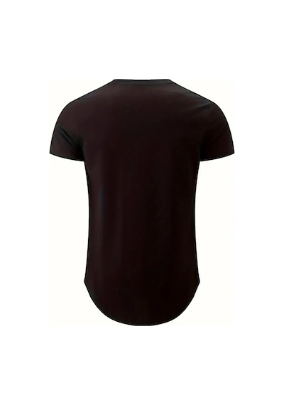 Suma Erkek Kısa Kollu V Yaka Süprem T-shirt Siyah 2xl-3xl