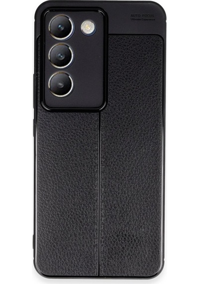 Adige Vivo V30 Lite Kılıf Niss Deri Görünümlü Silikon