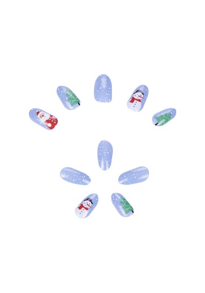 Takma Tırnak Seti, Christmas'a Yılbaşı Özel Nail Art- Limited Edition