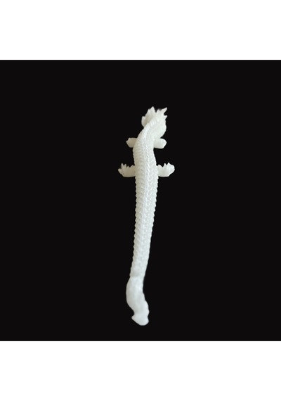 Beyaz Hareketli 3d Ejderha Figür Oyuncak