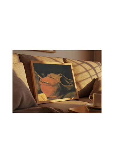 Van Gogh Van Gogh Takunyalı Natürmort Çerçevesiz Poster 21x30 Cm A4 Tablo Van Gogh Post Empresyonizm