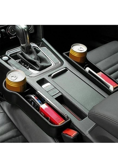 Araba Koltuk Arası 2'Li Oto Bardak Tutucu Organizer Set Bardaklık (553523437)
