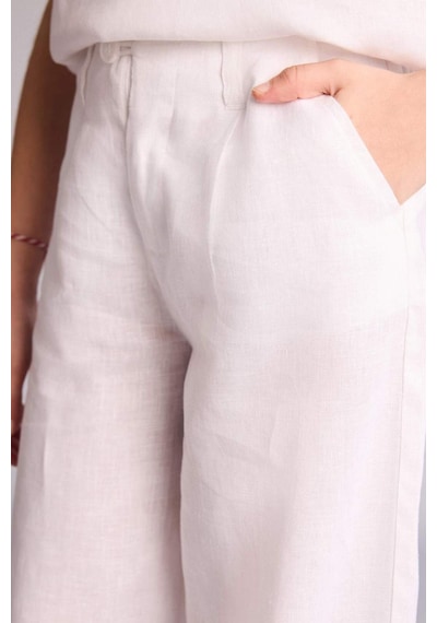 Defacto %100 Keten Wıde Leg Geniş Paça Beyaz Pantolon Kız Çocuk G8373a826smwt34 Beyaz-wt34 Defacto %100 Keten Wıde Leg Geniş Paça Beyaz Pantolon Kız Çocuk G8373a826smwt34 Beyaz-wt34