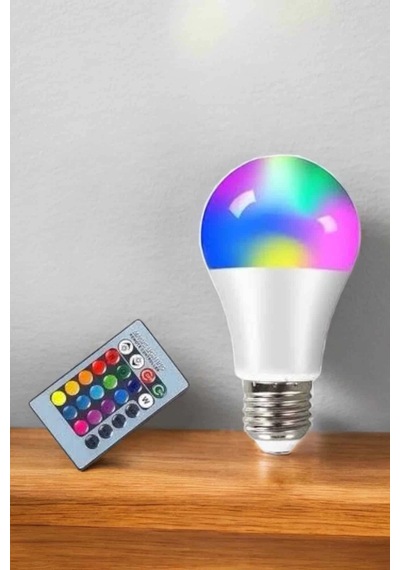 Mey İthalat Led Ampul Enerji Dostu Rgb Işıklı 100w Led Işık Çok Renkli 64084889