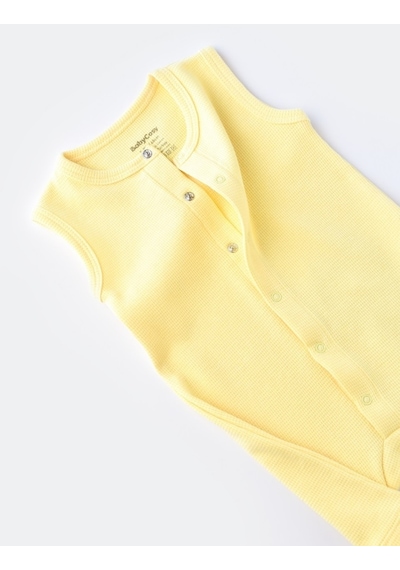 BabyCosy Organik Waffle Askılı Tulum 001