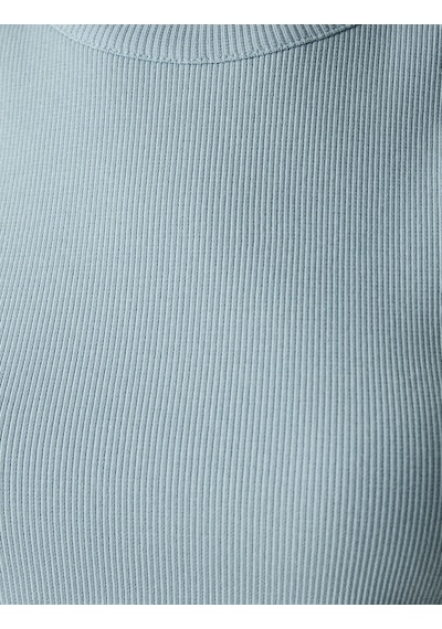 Koton Crop Atlet Dar Kesim Bisiklet Yaka Mavi 3sal30079ık Mavi