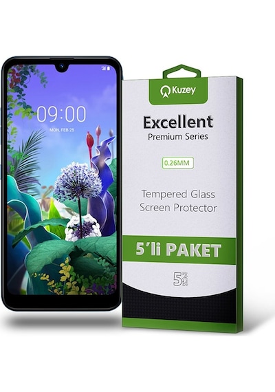 LG Uyumlu Q60 Ekran Koruyucu Cam 5 Adet (535078994)