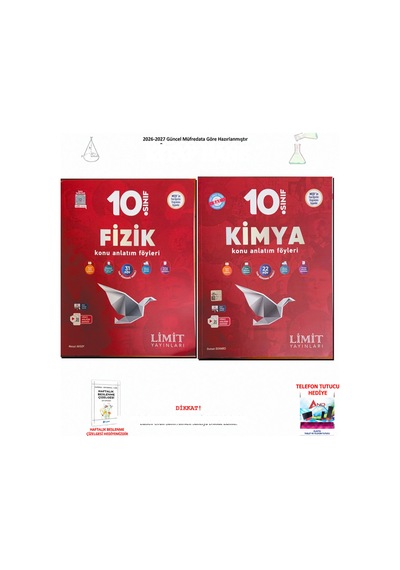 Limit 10. Sınıf Fizik Ve Kimya Konu Anlatım 2 Kitap Seti