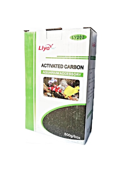 Liya Aktif Karbon Akvaryum Filtre Malzemesi Fileli 500 G