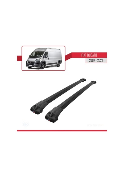 Fiat Ducato 2007 Ve Sonrası İle Uyumlu Ace-1 Ara Atkı Tavan Barı Siyah