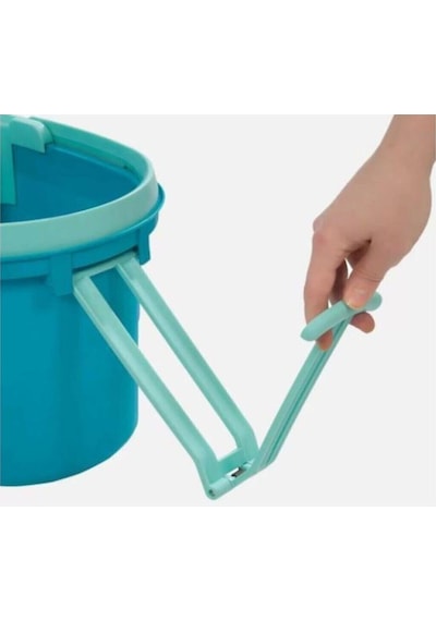 Tekerlekli Taşıma Saplı Comfort Mop Temizlik Seti Mt-10 Mavi