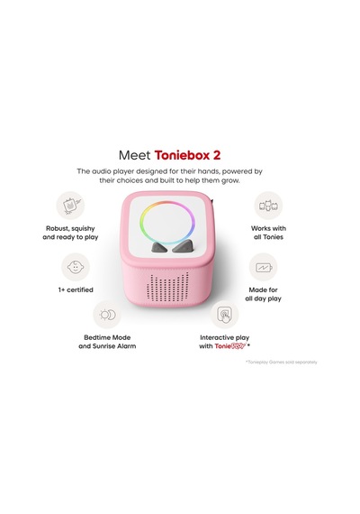 Tonies - Toniebox 2 Bulut Pembesi Başlangıç Seti Kutusu