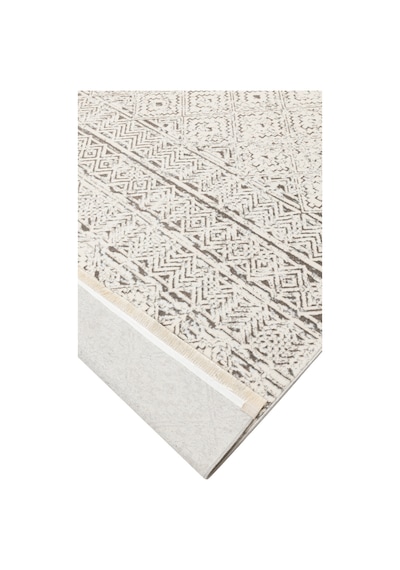 Classi Soft İnce Saten Bambu Halı Kaymaz Taban Yıkanabilir Modern Salon Mutfak Koridor Halısı Krem