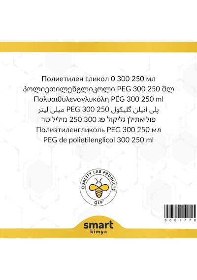 Polietilen Glikol Peg 300 250 Ml