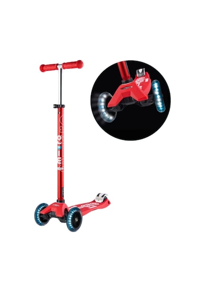 Micro Maxi Deluxe Led Işıklı 3 Tekerlekli Scooter
