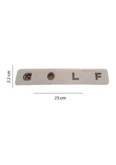 Volkswagen Uyumlu Golf 2.2 23 Cm Krom Yazı