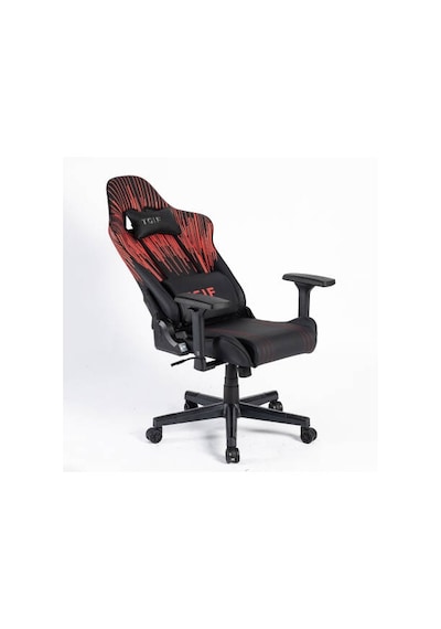 Adore Gaming Apollo Profesyonel Oyuncu Ve Yönetici Koltuğu-siyah-çizgi Kırmızı 42x124-131,5x64 Cm