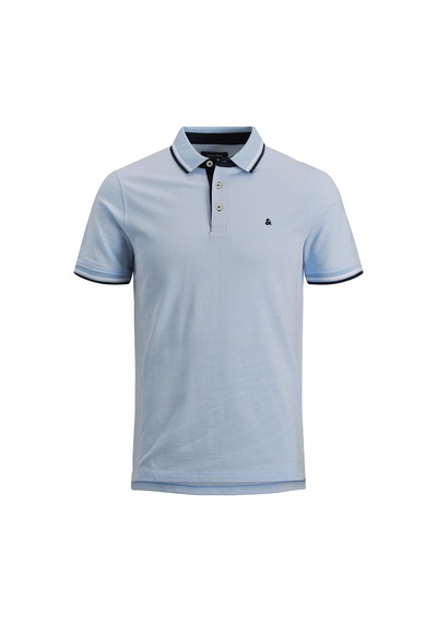Jack & Jones Erkek Polo Yaka T Shirt 12143859 Açık Mavi Açık Mavi