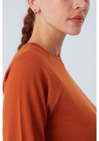 Peraluna Vanessa Pullover Merino Yünlü Yanları Yırtmaçlı Ince Kadın Triko Kazak Turuncu-turuncu Turuncu Peraluna Vanessa Pullover Merino Yünlü Yanları Yırtmaçlı Ince Kadın Triko Kazak Turuncu-turuncu Turuncu