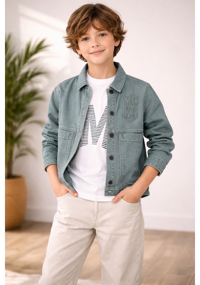 Uğur Bebe Mackays %100 Koton Yeşil Kanvas Ceketli Erkek Çocuk Takımı Krem Kanvas Pantolon & Desenli Tişört Yeşil Yeşil Uğur Bebe Mackays %100 Koton Yeşil Kanvas Ceketli Erkek Çocuk Takımı Krem Kanvas Pantolon & Desenli Tişört Yeşil Yeşil