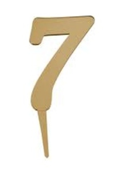 Gold Aynalı Pleksi (A - Z) Harf veya rakam (11Cm x 6 Cm) 1 Adet