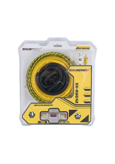 Soundmax Sx-awg42 4 Ga Oto Anfi Kablo Kiti