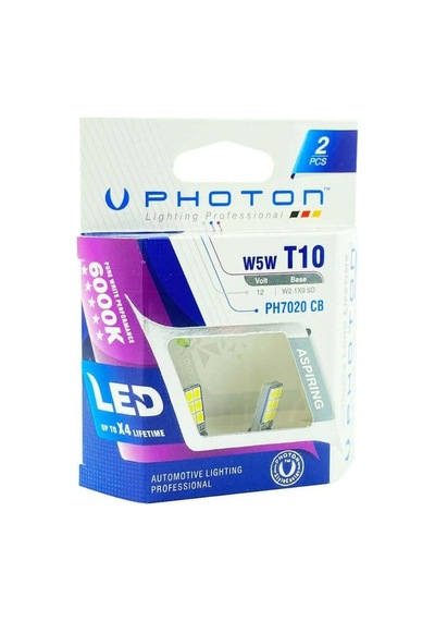 Photon Ampul T10 W5w 6+6 Led 2'li Blister Pht Ph7020 B2 Diğer