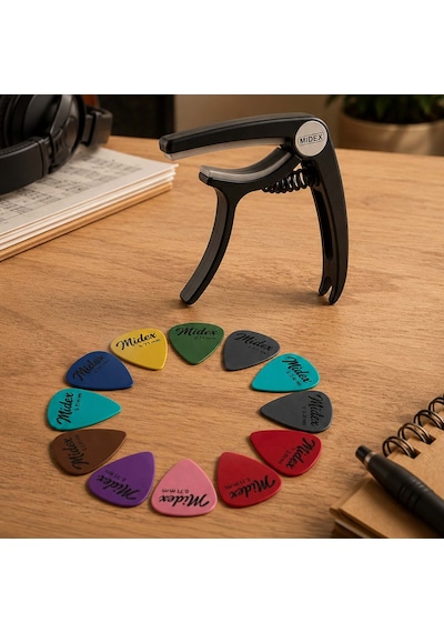 Lastvoice LCT-90BK Kaliteli Gitar Capo Sağlam Tutuş