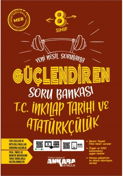 8. Sınıf Lgs T.c. Inkılap Tarihi Ve Atatürkçülük Güçlendiren Soru Bankası