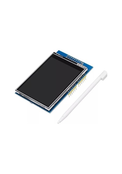 2.8 İnç Dokunmatik Tft Lcd Shield 240x320 Ekran Modülü Sd Kartlı Dokunmatik Kalemli Proje Geliştirme Kartı Arduino Uyuml