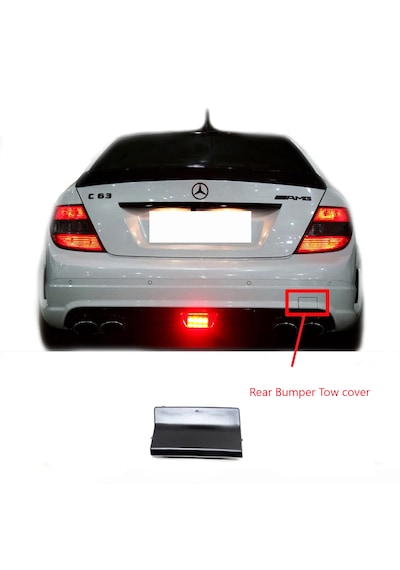Mercedes-c Sınıfı,w204 2007-2010,amg Arka Tampon Çekme Kapağı