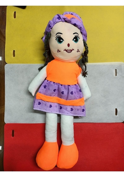 Efe Oyuncak Büyük Bez Bebek Biyeli Oyuncak 50cm
