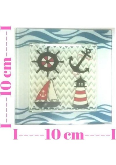 Dekoratif Cam Gider Kapağı Cam Gider Süsü 10 x 10 CM