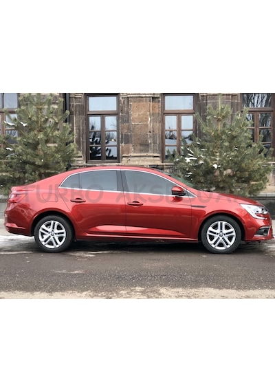 S-Dizayn  Renault Megane 4 Sd Krom Cam Çerçevesi 12 Prç 2016 ve Üzeri