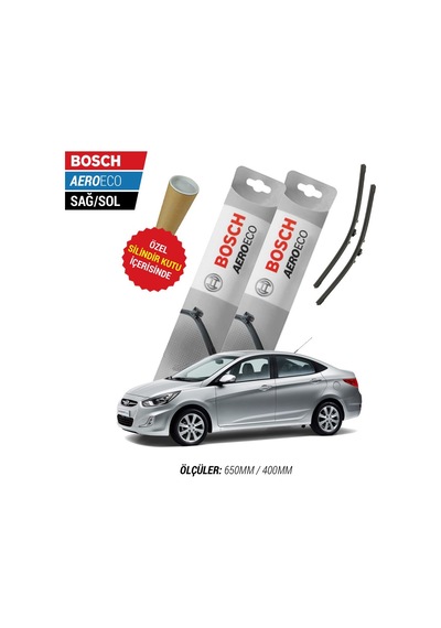 Bosch Aeroeco Hyundai Accent Blue Silecek Takımı (2011-2015)